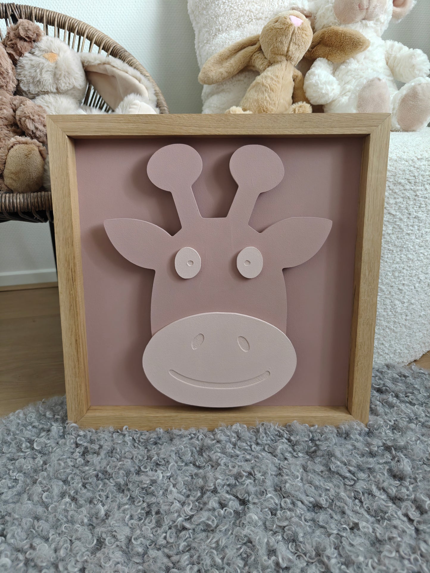 Giraf Droomportret – 3D Schilderij