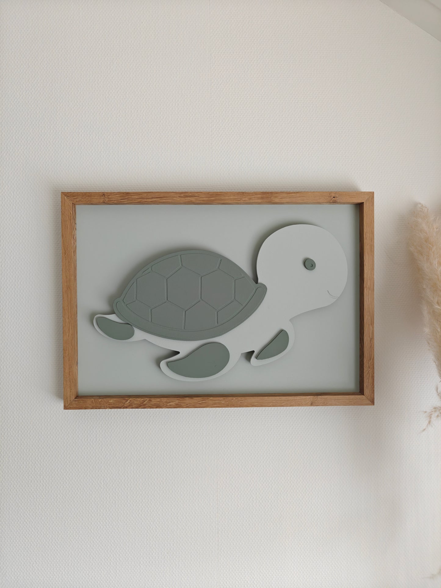 Schildpad Droommaatje – 3D Schilderij