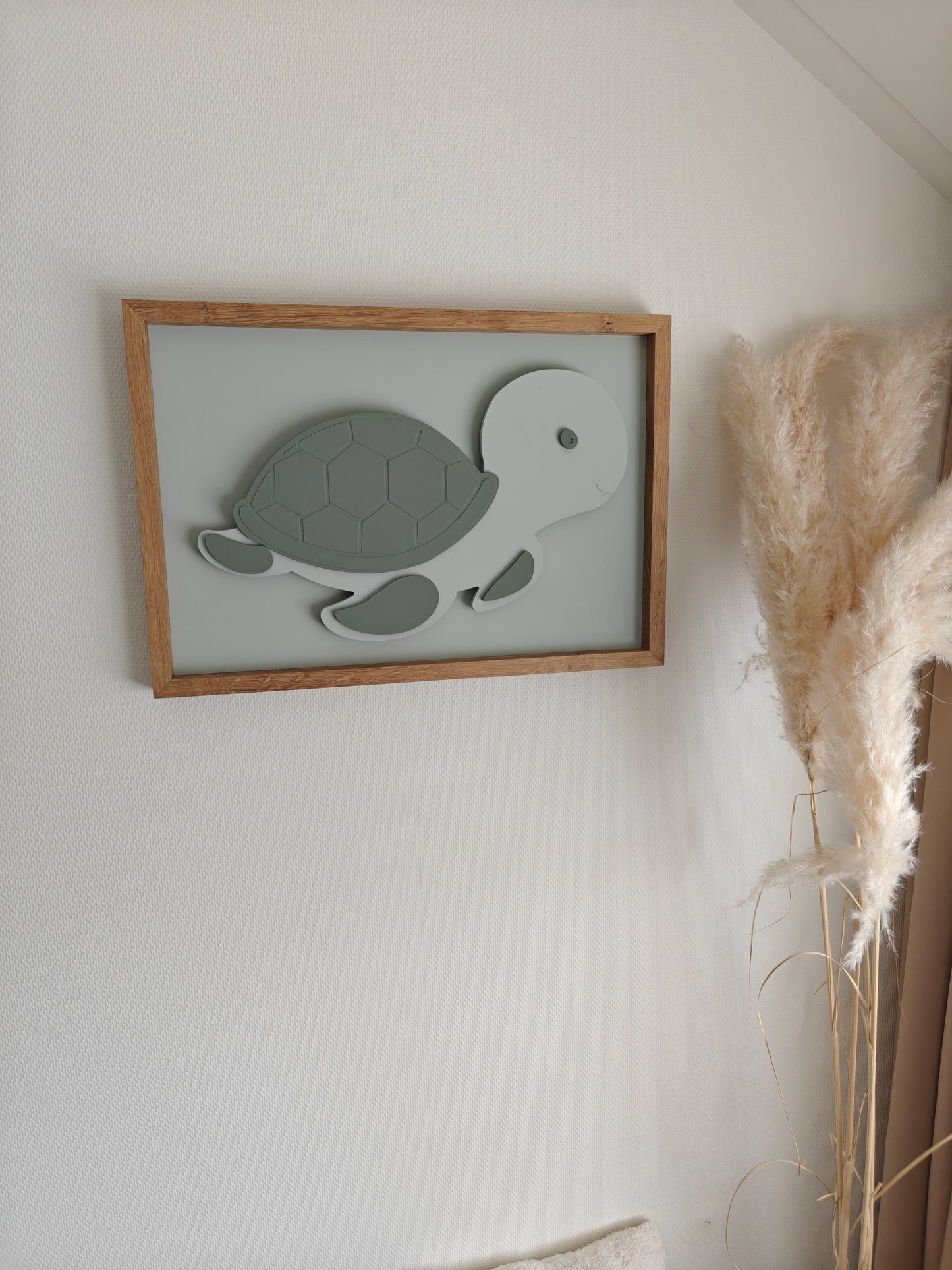 Schildpad Droommaatje – 3D Schilderij