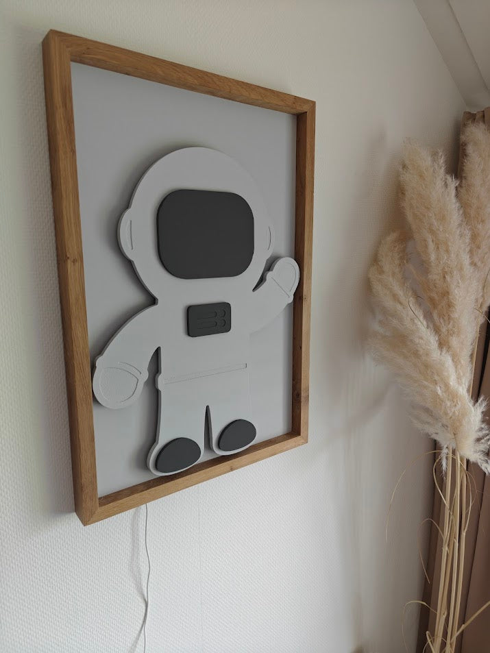 Astronaut Droommaatje – 3D Schilderij
