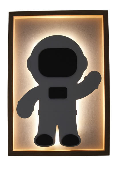 Astronaut – 3D Schilderij met licht