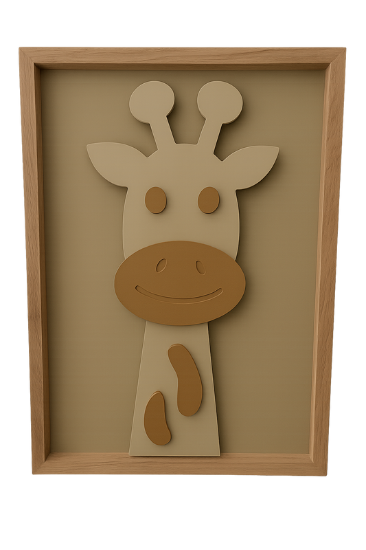 Giraf Droommaatje – 3D Schilderij