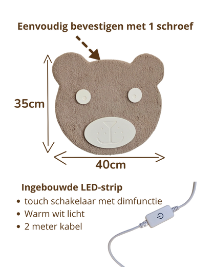 Wandlamp - teddybeer