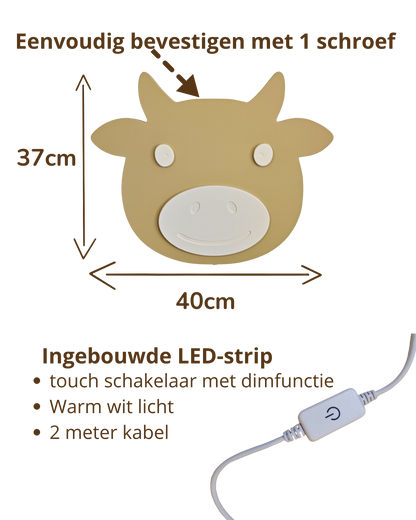 Wandlamp - Koe