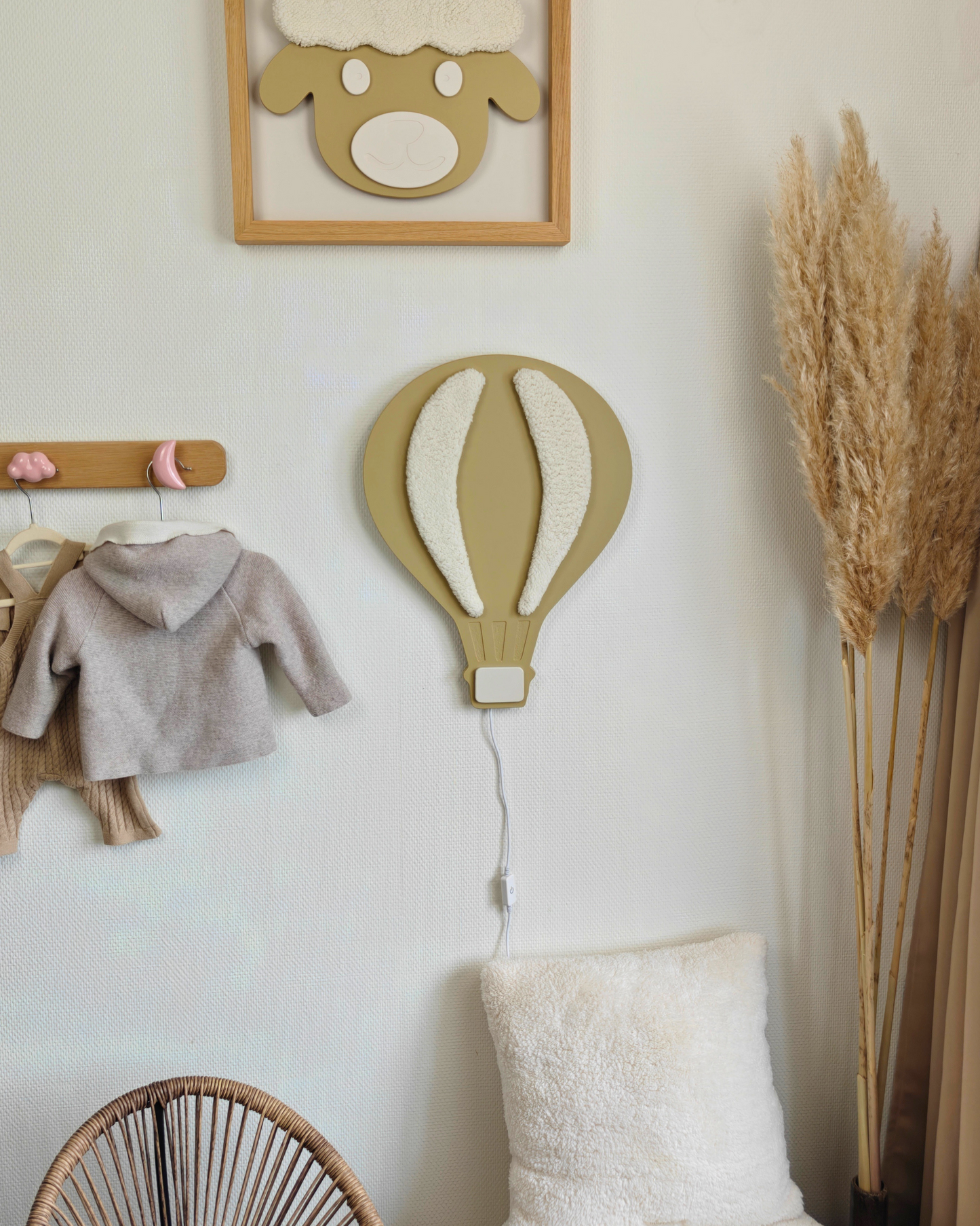 Wandlamp - luchtballon
