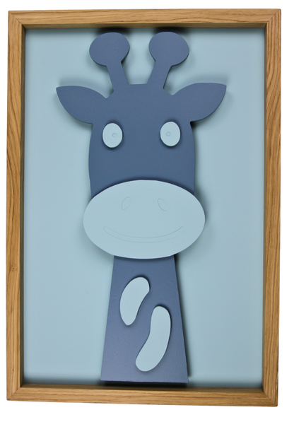 Giraf – 3D Schilderij met licht