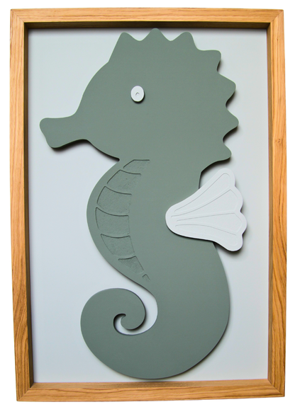 Zeepaard – 3D Schilderij met licht