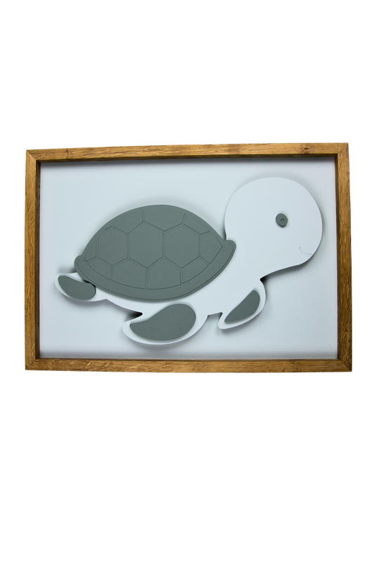 Schildpad – 3D Schilderij