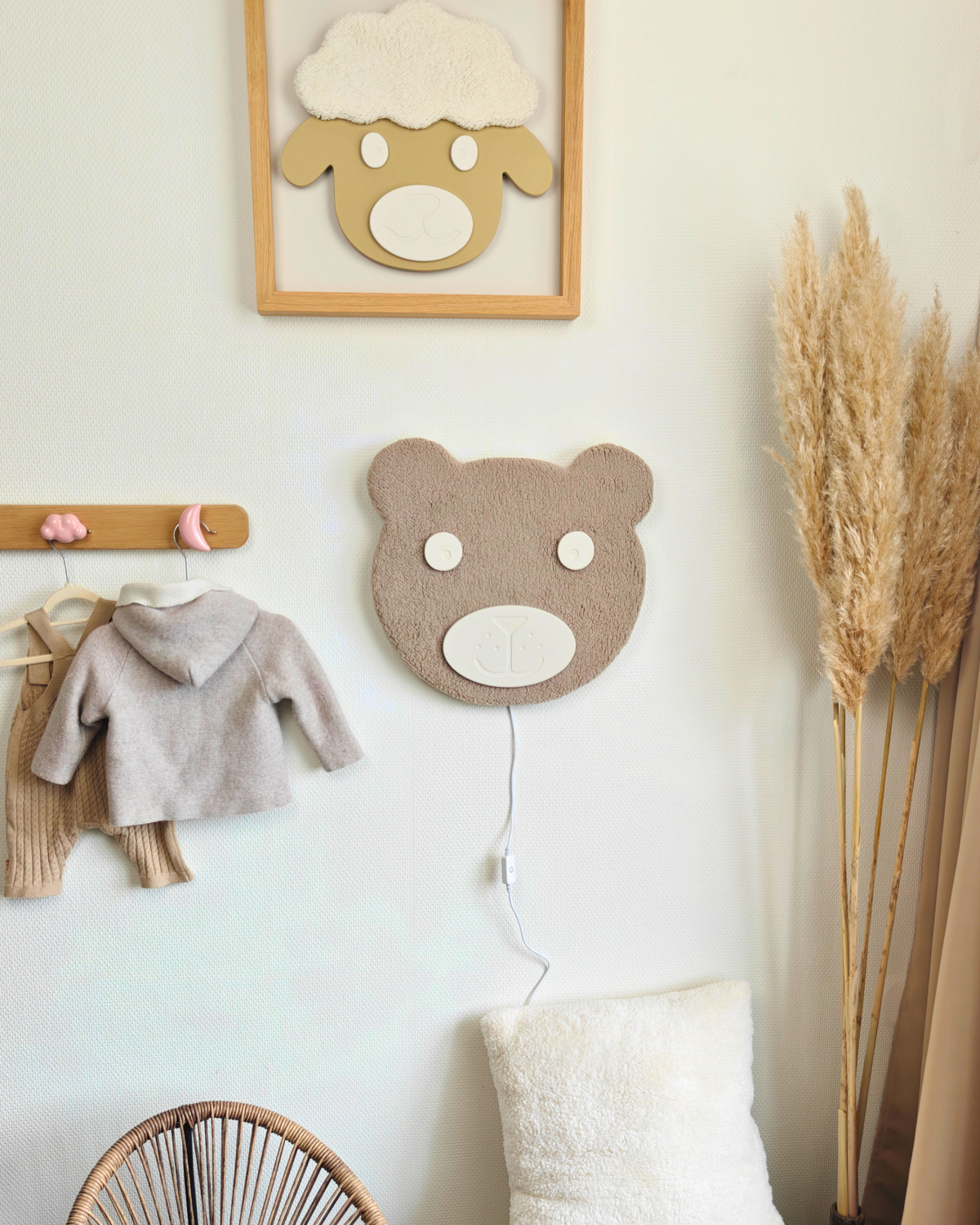 Wandlamp - teddybeer