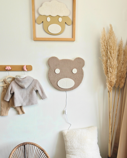 Wandlamp - teddybeer