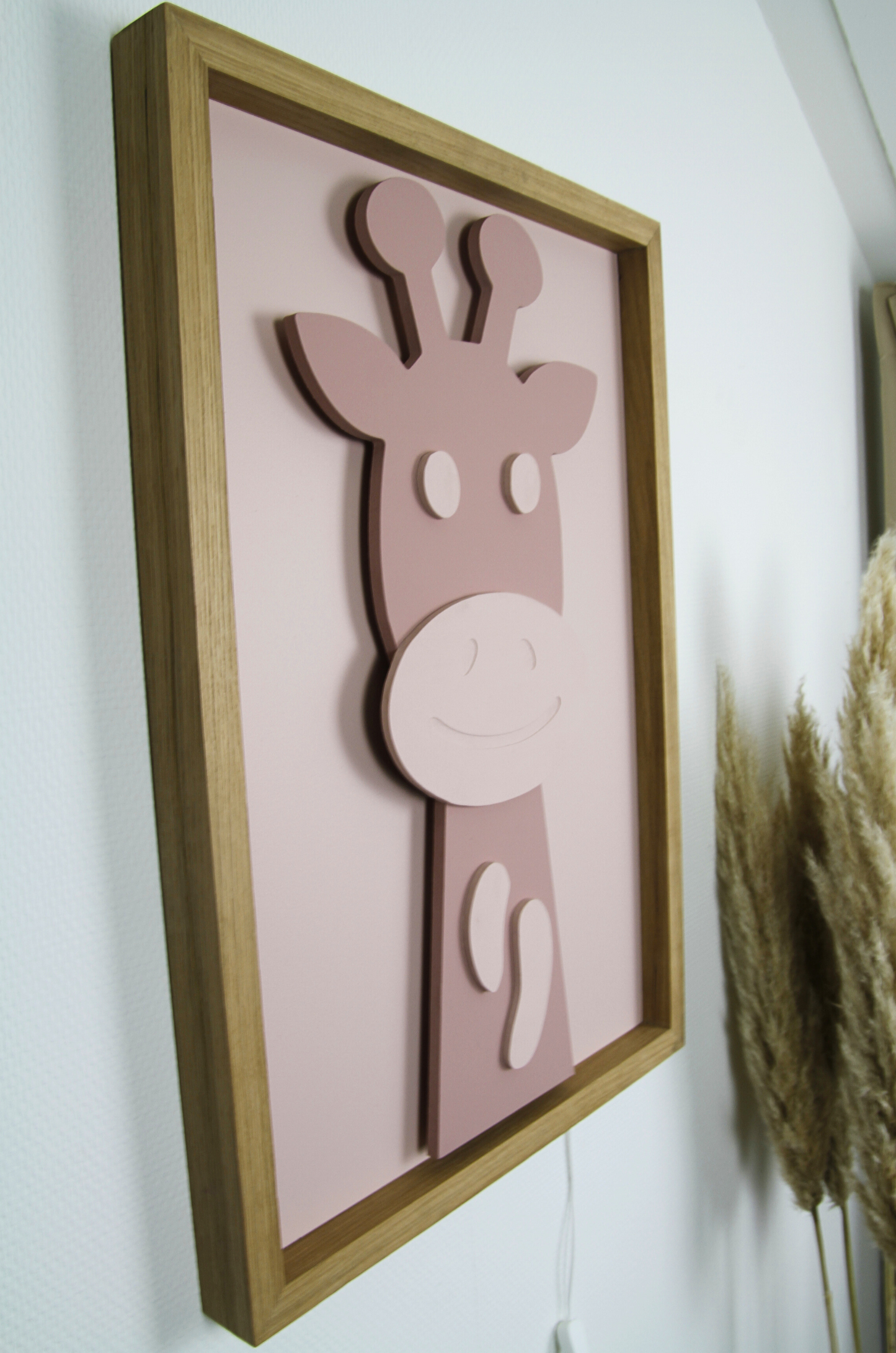 Giraf – 3D Schilderij met licht