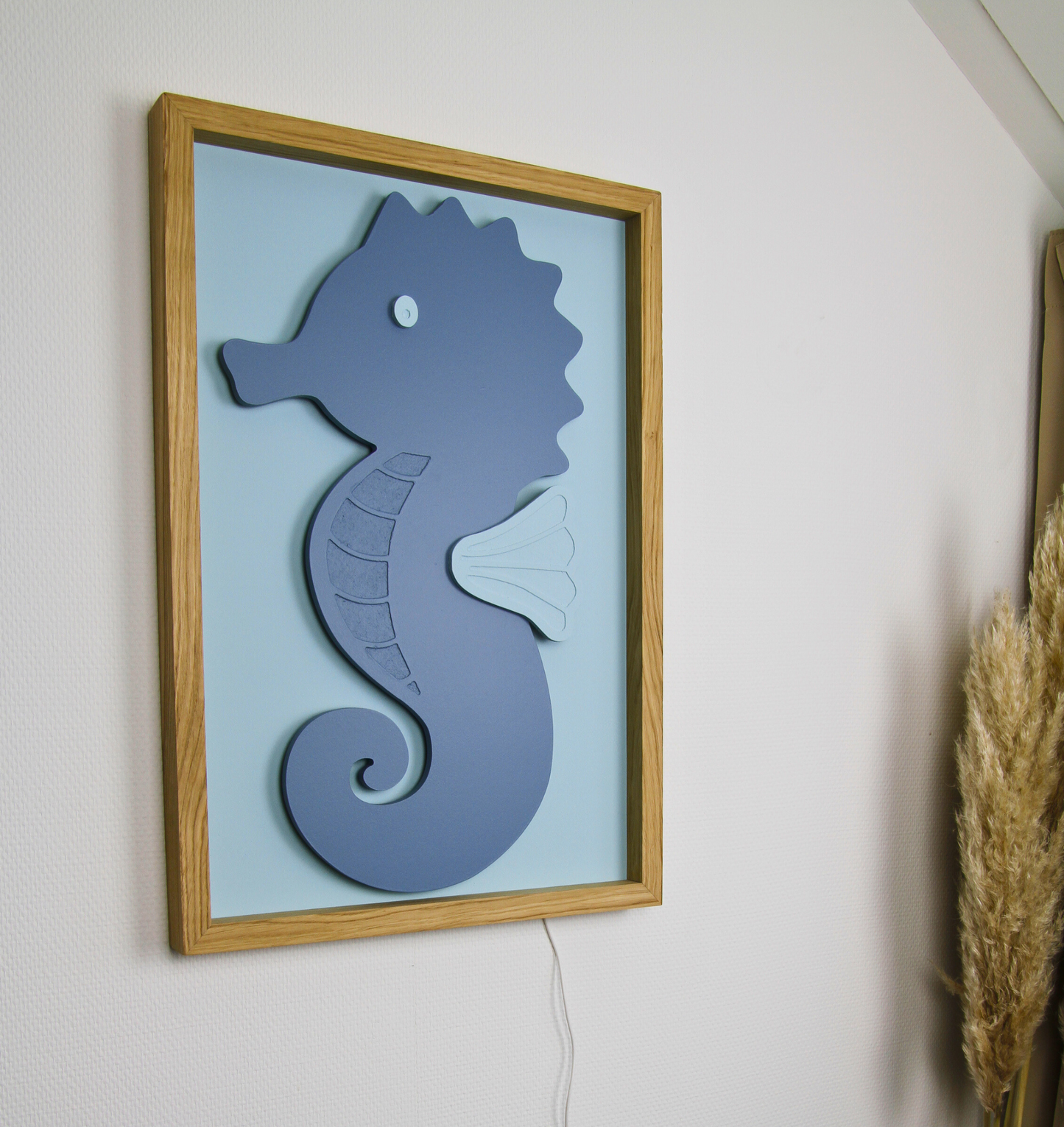 Zeepaard – 3D Schilderij met licht