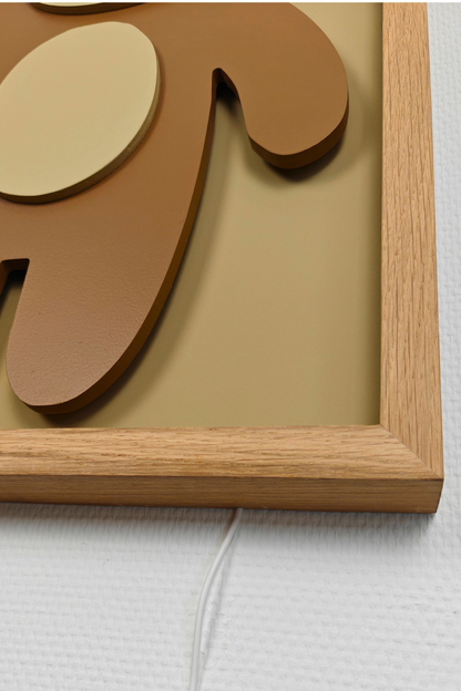 Teddy – 3D Schilderij met licht