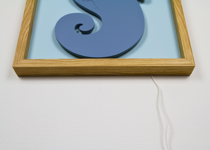 Zeepaard – 3D Schilderij met licht