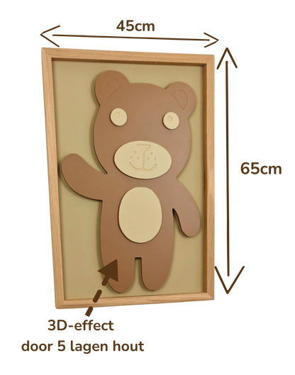 Teddy – 3D Schilderij
