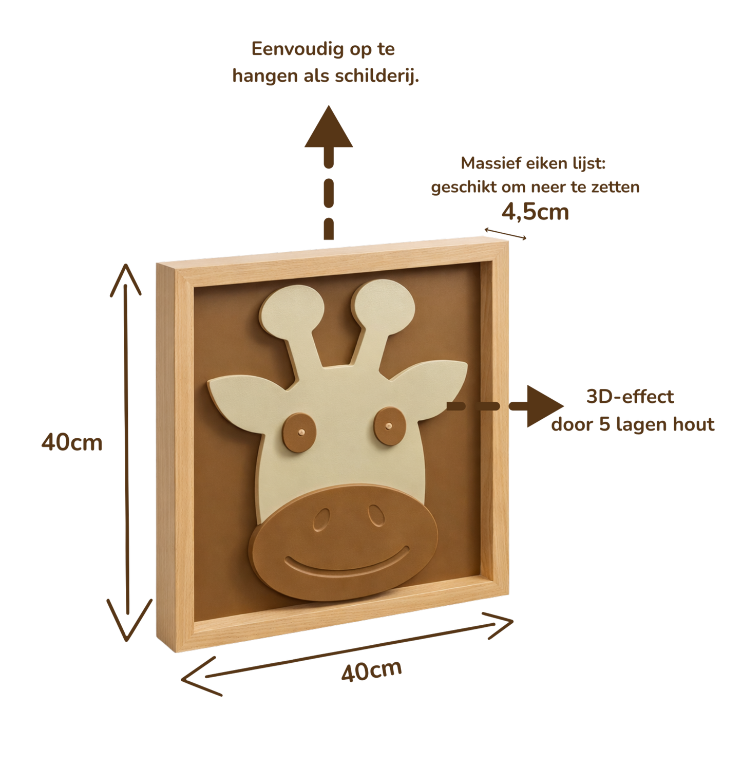 Giraf – 3D Droomportret