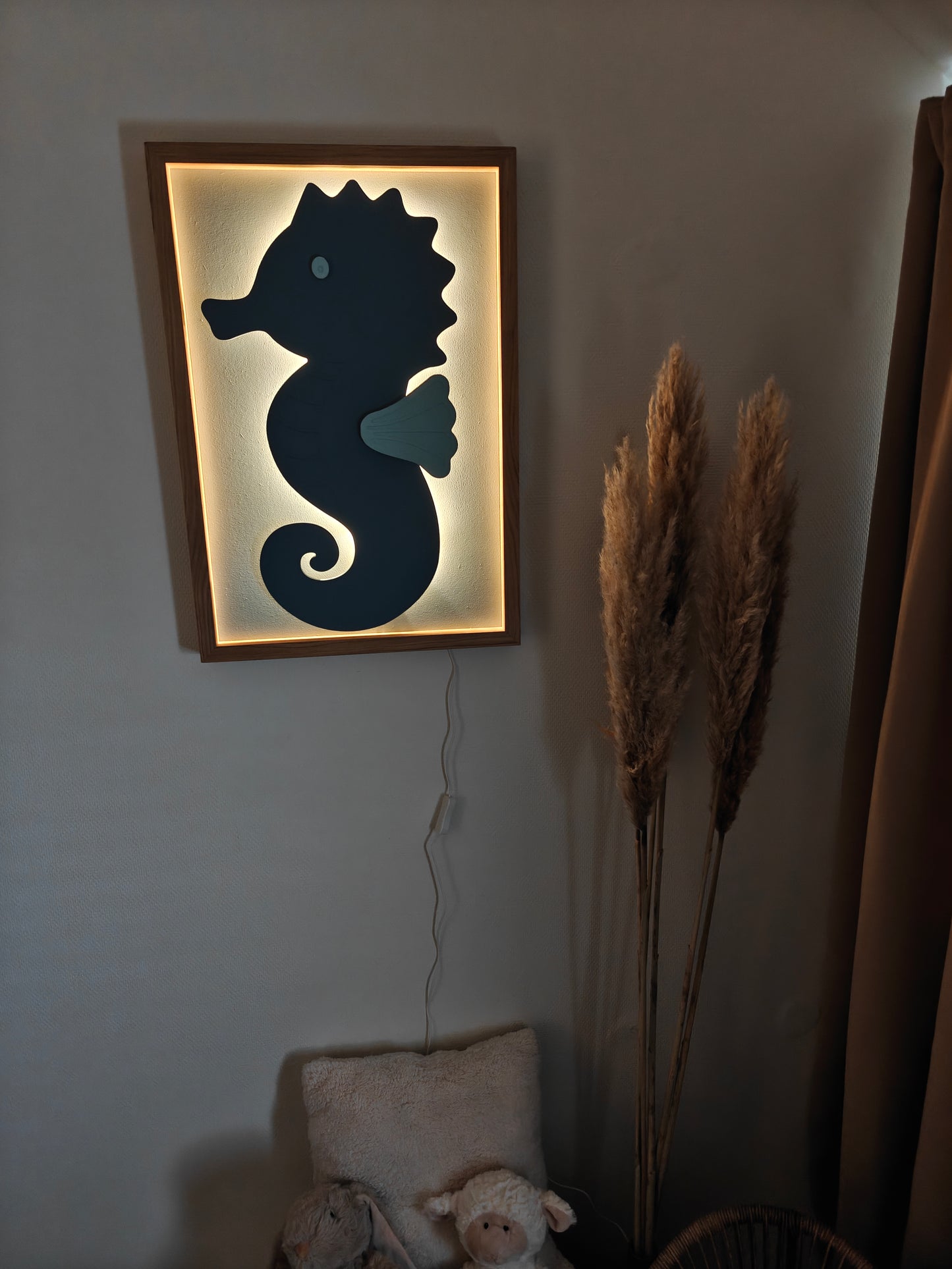 Zeepaard – 3D Schilderij met licht